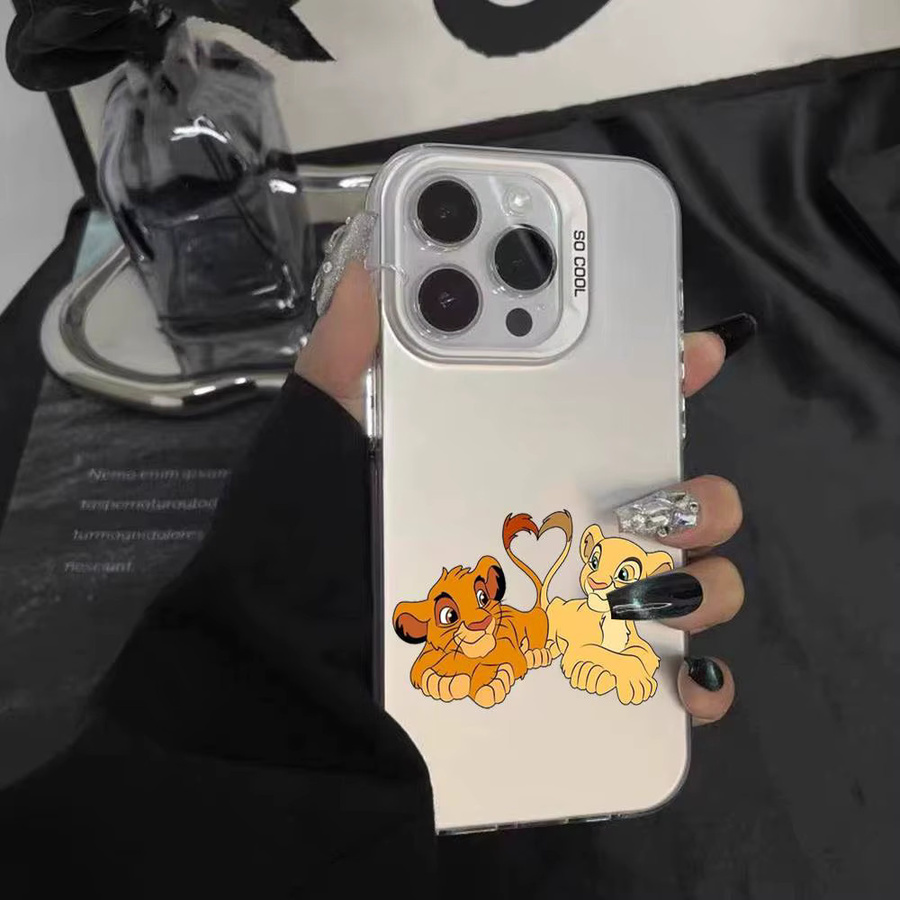 L-Lion K-King Stoßfeste Handyhülle für iPhone 11 bis iPhone 17 Pro Max Plus in Transparent - Bild 5