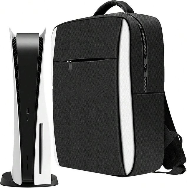 Schutzrucksack für PS5 Konsole und Dual-Controller in Schwarz - Bild 1