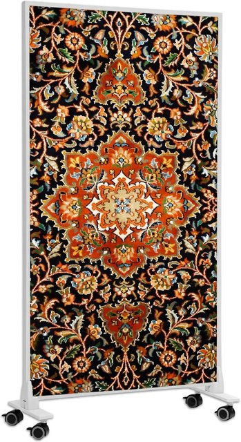 Könighaus Infrarotheizung Orientteppich mit Rollen 1.000 W in Weiß und Multicolour - Bild 1