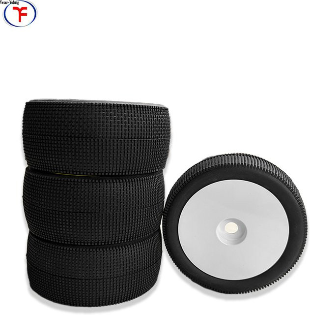 YuFung F802 RC Truggy Räder Reifen, Blau, 17mm Sechskant - Bild 1