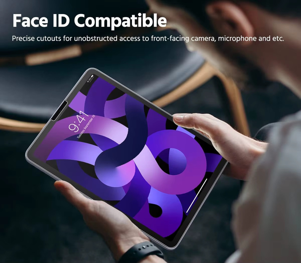 2 Stück Displayschutzfolie Malen wie Schreiben für Apple iPad Pro, Air, Mini und iPad Generationen in Transparent - Bild 5