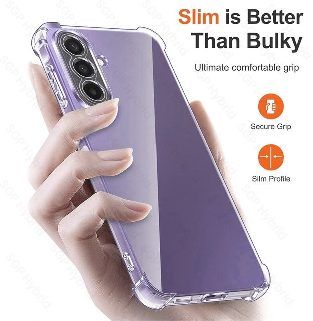 Samsung Galaxy A37 5G Schutzhülle Transparente Kristall-TPU Weiche Hülle mit Kameraschutz - Bild 1