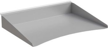 Ablageschale SOLUS PLAY für Container mit Auszug, DIN A4 quer, Farbe: Silber/Grau - Bild 1