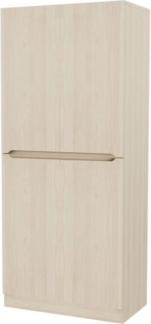 Merax Kleiderschrank mit Doppeltür in Holzoptik, B/T/H: 70 x 40 x 170 cm - Bild 1