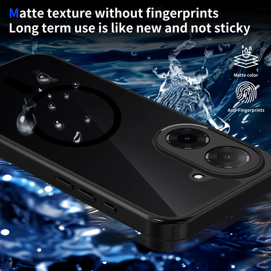 Xiaomi Schutzhülle für Redmi 15 5G 15C 4G HM A3 A5 Transparent Matt mit Magnetischer Drahtloser Ladung und Magsafe Kompatibilität - Bild 5