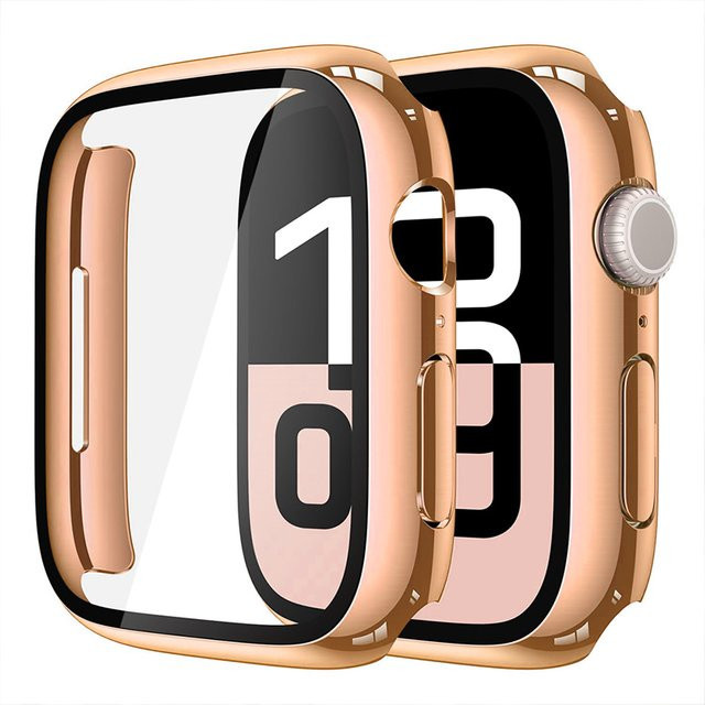 Apple Uhrenzubehör, Überzogenes Gehäuse mit Displayschutzfolie, transparent - Bild 1