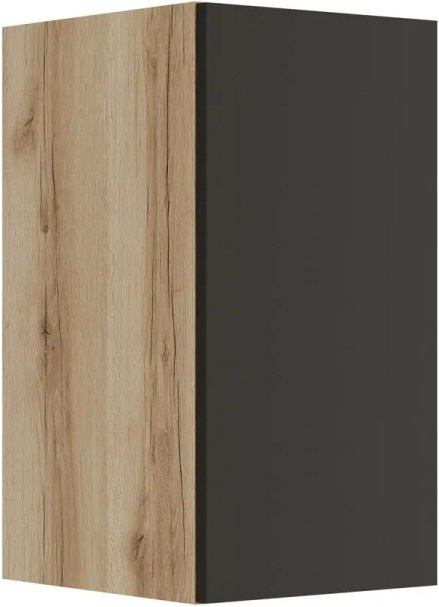 Optifit Küchen-Oberschrank Noah420 in Anthrazit Wildeiche, Wandmontage, B/H/T: 30 x 57,6 x 34,6 cm - Bild 1