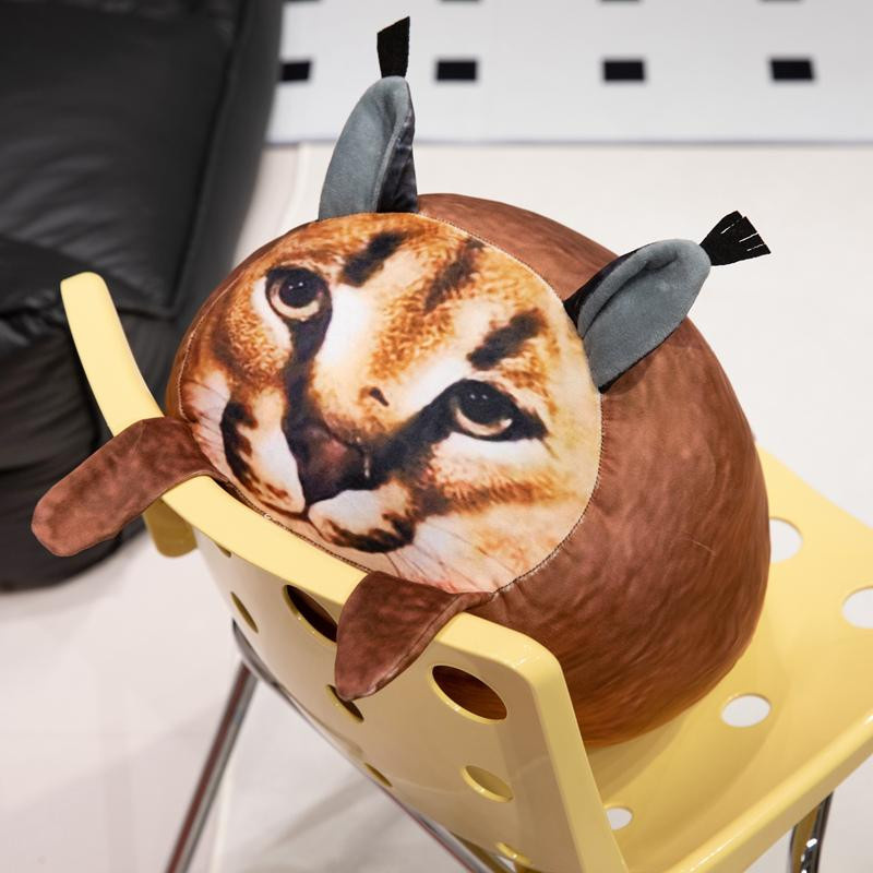 Kekswelpe Katzenplüschtier braun - Bild 2