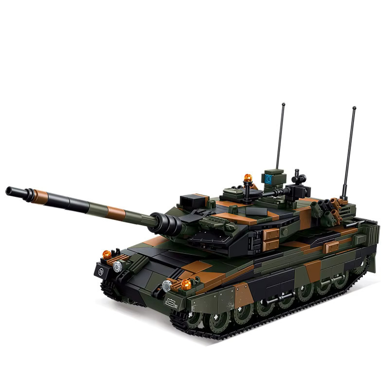 HYMILENARIO Leopard 2A6 Hauptkampfpanzer, Modell Bausatz, Bausteine - Bild 2
