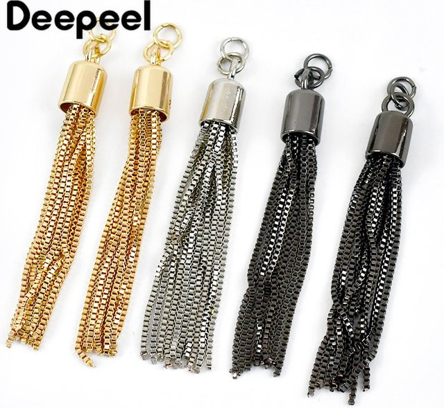 Deepeel Anhänger Metallquaste, 95 mm, Taschenanhänger - Bild 1