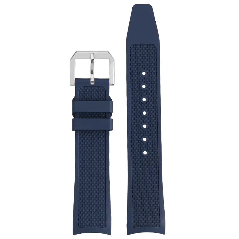 kaidini Uhrenarmband Portugieser FKM, 20 mm, gebogenes Armband, Herren - Bild 1