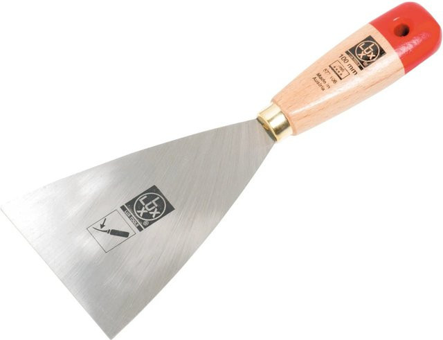 LUX-TOOLS Malerspachtel flexibel in Silber mit 100 mm Breite - Bild 1
