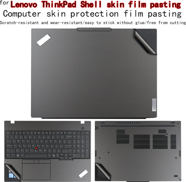 Lenovo Laptop Schutzfolie Vinyl-Skin Aufkleber für ThinkPad P16s P16v Gen 4/3 P14s L16 T14s L14 Gen 6/5 - Bild 1