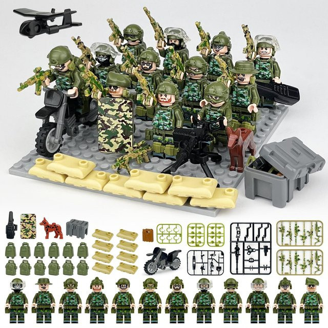 M-24 Spezialpolizeihubschrauber, Kleinpartikelmodell, 6-teiliges Set, ab 14 Jahren - Bild 1