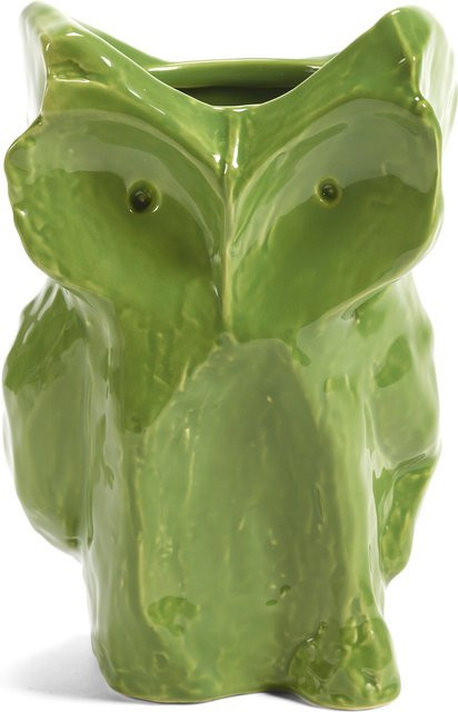 Serax Eule After Midnight Vase in Grün mit Eulenform für Schnittblumen - Bild 1