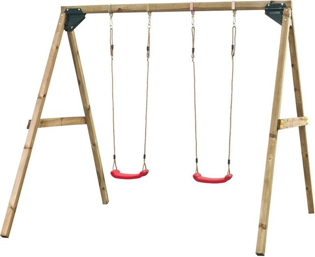SwingKing Doppel-Schaukel Lucy aus FSC-zertifiziertem Holz - Bild 1