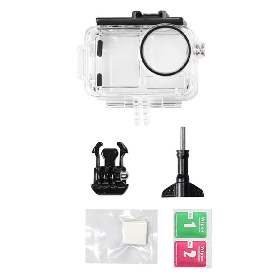 DJI wasserdichtes Tauchgehäuse mit 60 m Tiefenschutz und beschlagfreier Technologie für DJI Osmo Action 5 Pro, Action 4 und Action 3, transparent - Bild 3
