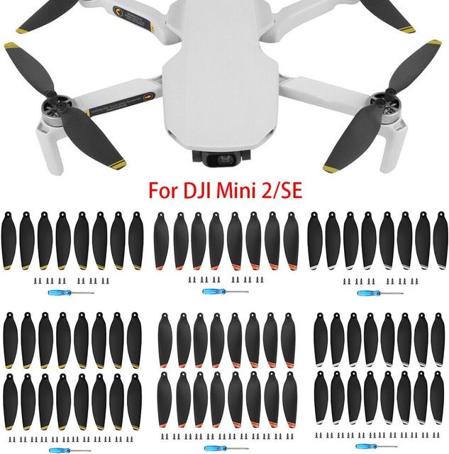 DJI Propeller-Set für Mavic Mini 2/SE Drohnen in Schwarz und Gold - Bild 1