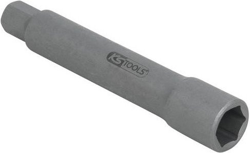 KS Tools Stecknuss Stoßdämpfer-Außensechskant-Gegenhalter-Bit 10 mm aus Chrom-Vanadium in Grau - Bild 1