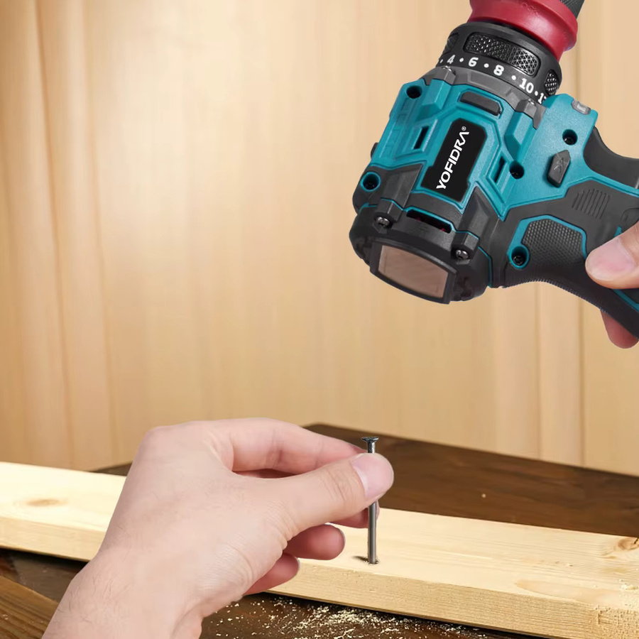 YOFIDRA 2-in-1 Bürstenloser Elektrischer Schlagbohrschrauber und Hammer für Makita LXT Akkus - Bild 5