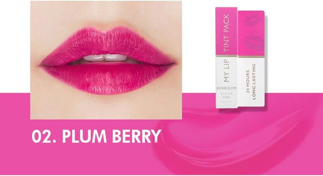 BERRISOM My Lip Tint, 15g, 02. Plum Berry, Glänzend, Unisex - Bild 1