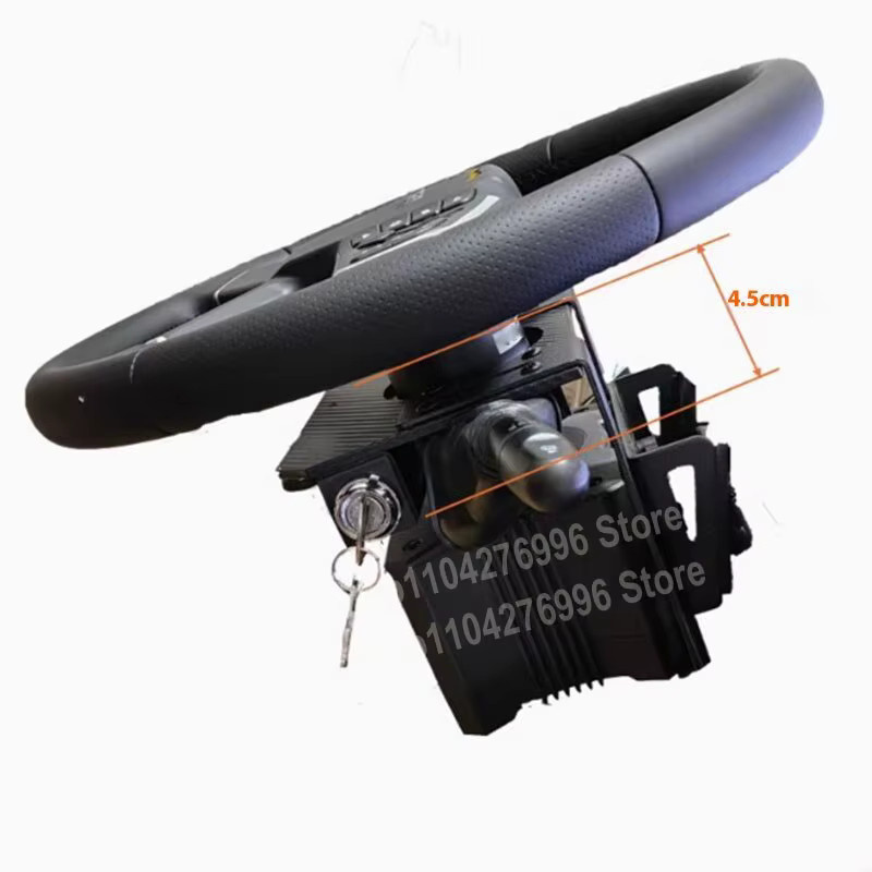Moza Simulation Racing Euro Karte Blinker und Wischer Schalter Kit in Schwarz für Moza R3 und R5 Gaming Lenkräder - Bild 2