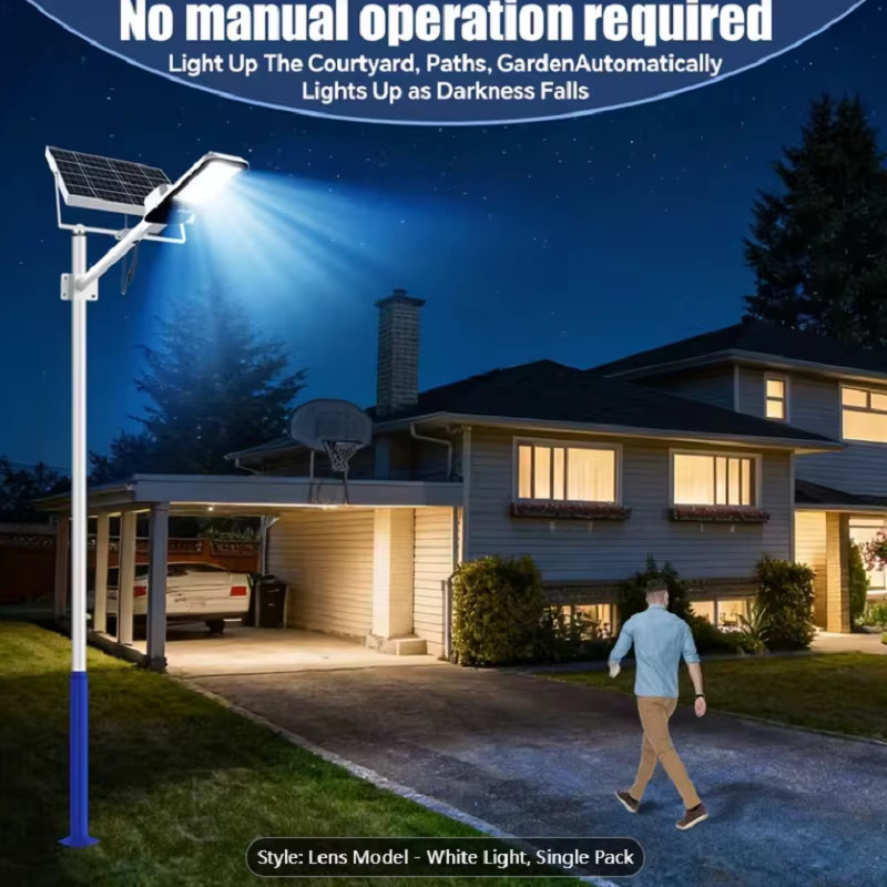 YQCHEZI Solar-Wegeleuchten LED Gartenleuchten in Weiß für Garten und Terrasse - Bild 4