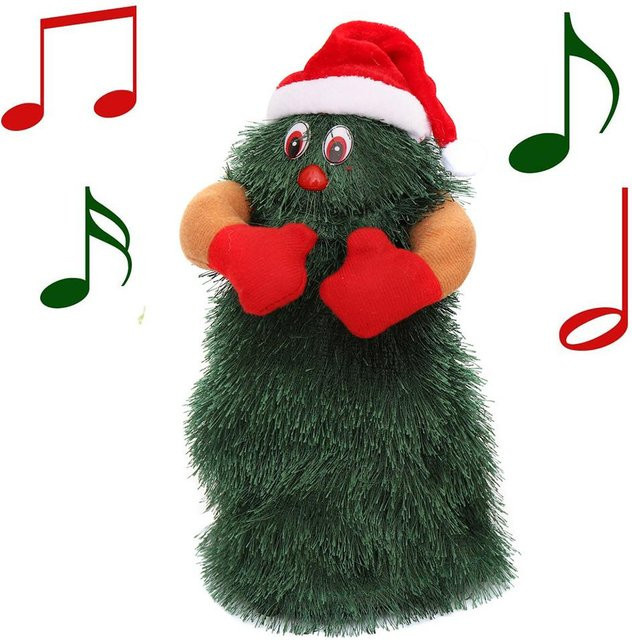 TOMTOP JMS Elektrischer Weihnachtsbaum rotierendes Musikspielzeug ab 3 Jahren - Bild 1