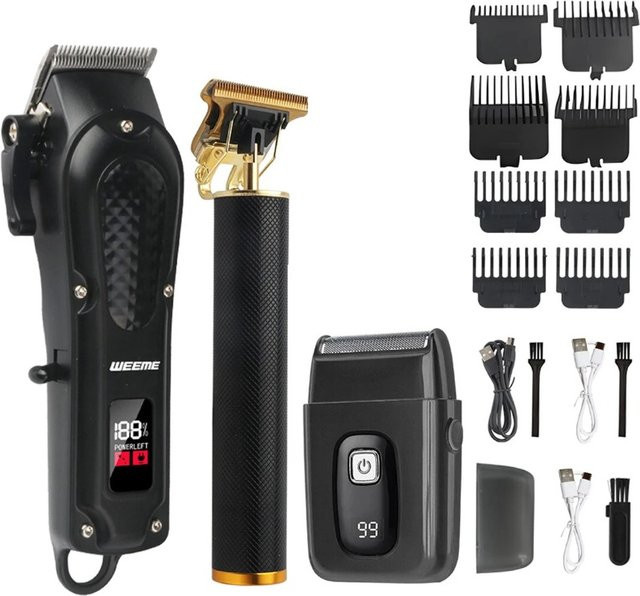 XMSJ Haarschneidemaschine und Bartschneider Kit, Schwarz, Herren - Bild 1