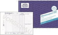Avery Zweckform Wochenrapport 1310, 2 Blatt, A5, Weiß und Blau - Bild 2