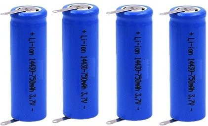 SHSEJA Lithium-Ionen Akku 3,7V 14430 in Blau für Rasierer der Modelle 725 PT732 PT730 735 720 724 - Bild 1