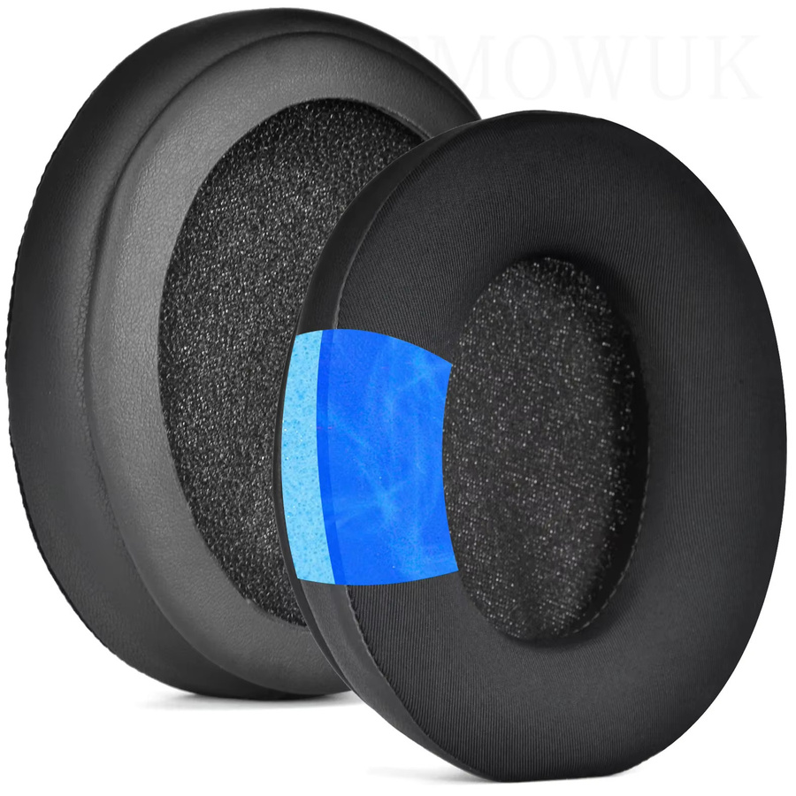 Sony Ersatz-Ohrpolster aus Memory-Schaum mit Kühlgel-Abdeckung für Over-Ear-Kopfhörer, Farbe: Schwarz - Bild 3