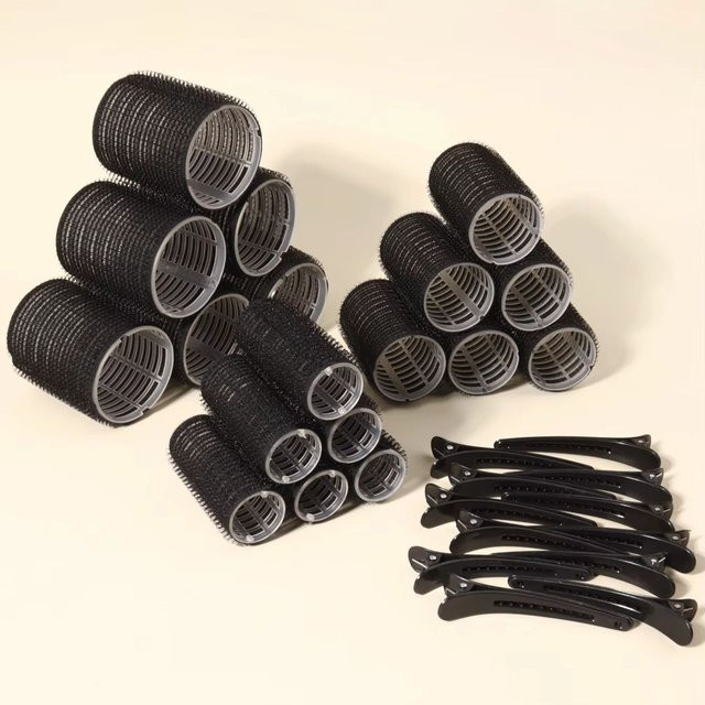 30-teiliges wärmelooses Lockenset mit Lockenstab und Haarspangen - Bild 1