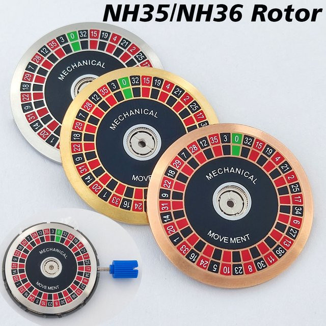 OUMASHI Uhrrotor Roulette-Spiel, Silber, Uhrenzubehör - Bild 1