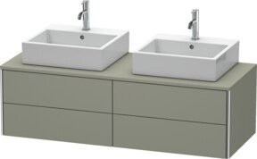 Duravit Waschtischunterschrank XSquare mit 4 Schubladen, Breite: 140 cm, Tiefe: 54,8 cm, Höhe: 40 cm - Bild 1