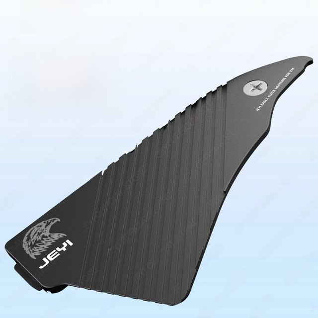 JEYI PS5 SSD Kühlkörper für M.2 NVMe SSDs mit Silikon-Wärmeleitpad, Schwarz - Bild 1