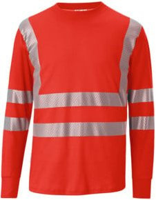 Kübler Longsleeve REFLECTIQ PSA 2 in Warnrot, Größe XS - Bild 1