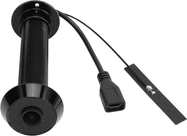 DIYelecs WiFi Türspion Kamera in Schwarz mit 1080P HD Weitwinkelobjektiv, 2,4G und 5G Unterstützung, Bewegungserkennung und 2-Wege-Talk via Smart App - Bild 1