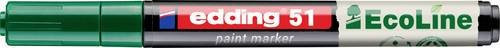 Edding 51 EcoLine Lackmarker Grün mit 1 mm und 2 mm Spitze - Bild 1