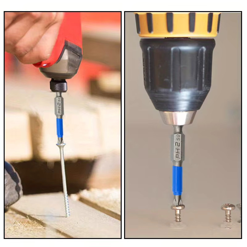 Magnetisches Kreuzschraubendreher-Bit-Set von louCnloin mit Sechskantschaft und hoher Härte für industrielle Handwerksarbeiten - Bild 3