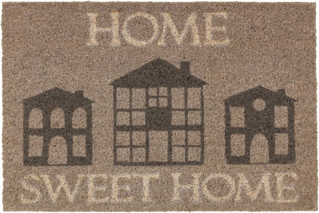 Astra Türmatte Coco Style Home Sweet Home grau B: 60 cm, T: 40 cm - Bild 1