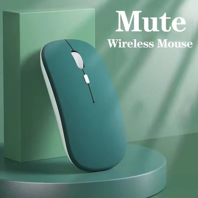 Ergonomische KAFNHCKA Bluetooth-Maus in Lila mit Silent Click für Gaming, Notebook und Tablet - Bild 1