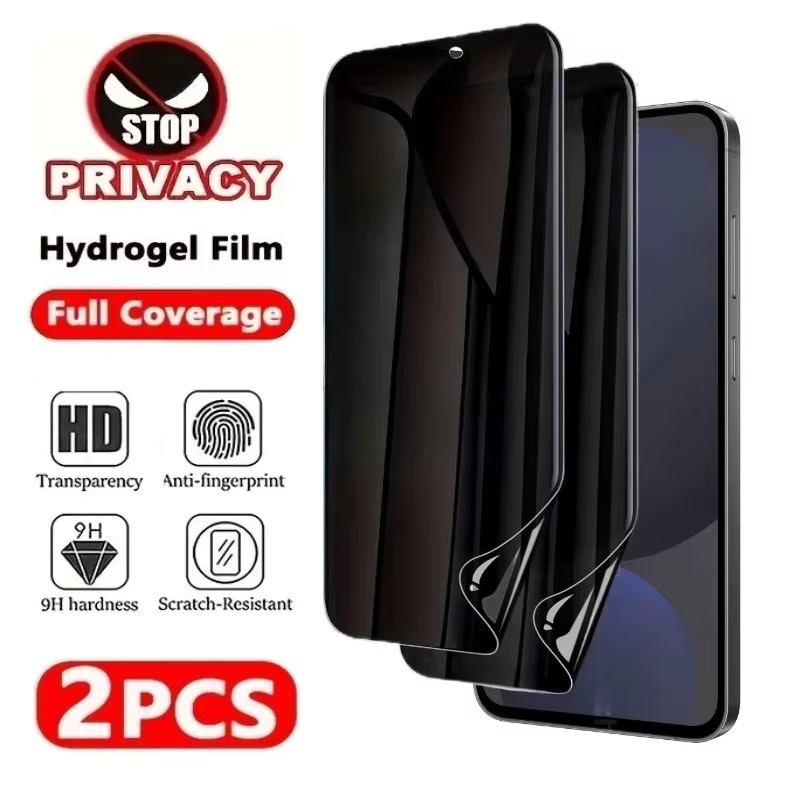 2er-Pack Anti-Spy Hydrogel Displayschutz für Apple iPhone 11 bis iPhone 17 Pro Max mit voller Abdeckung - Bild 4