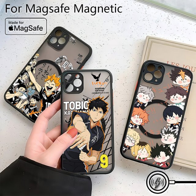 Anime Haikyuu Shoyo Hinata Handyhülle für Samsung Galaxy S25 S24 S23 S22 S21 S20 FE Plus Ultra 5G mit matter magnetischer Rückseite in Multicolour - Bild 1