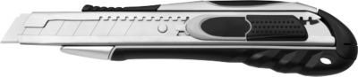 Westcott Duo Safety Sicherheitsmesser mit Metallgehäuse und Softgrip-Griff in Schwarz-Grau, Klingenbreite: 18 mm - Bild 1