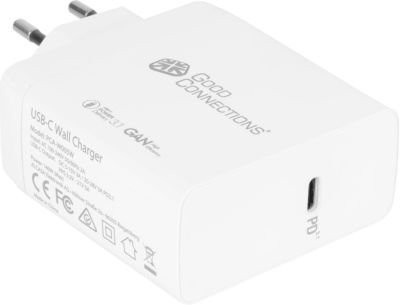 Good Connections USB-Schnellladegerät mit GaN-Technologie, 140 W Leistung, 1 x USB-C Port, inklusive Ladekabel, weiß - Bild 1