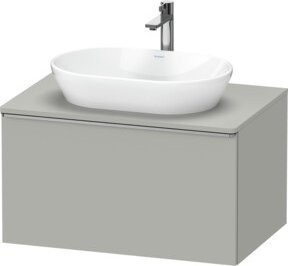 Duravit Waschtischunterschrank D-Neo, wandhängend, grau matt, B/T/H: 80 x 55 x 45,9 cm - Bild 1