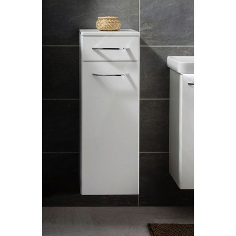 Fackelmann Bad-Hängeschrank Milano Weiß, B/T/H: 30,2 x 32,0 x 83,0 cm - Bild 3