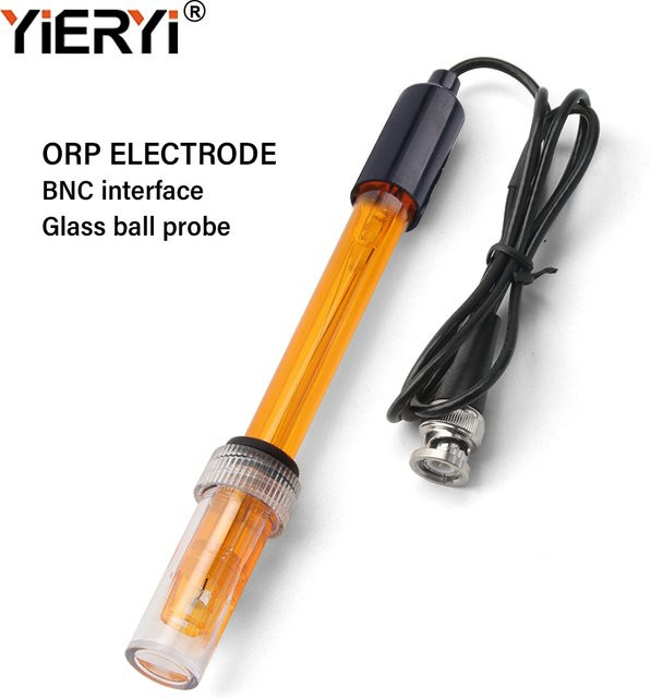 Yieryi ORP-Ersatzsonde zur Messung des Oxidations-Reduktions-Potenzials für Aquarium, Spa und Pool mit BNC Q9-Anschluss und 256 mV Messbereich - Bild 1