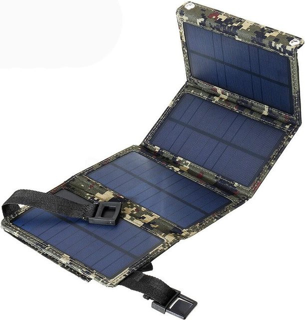 Aneng 20 W Tragbares Solar Panel mit USB-C für Outdoor, Camping und Wandern, bunt - Bild 1